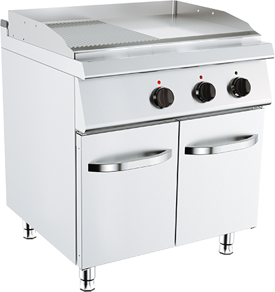 Frytop elettrico liscio/rigato SERIE 70(G7I220E) – Cheftek