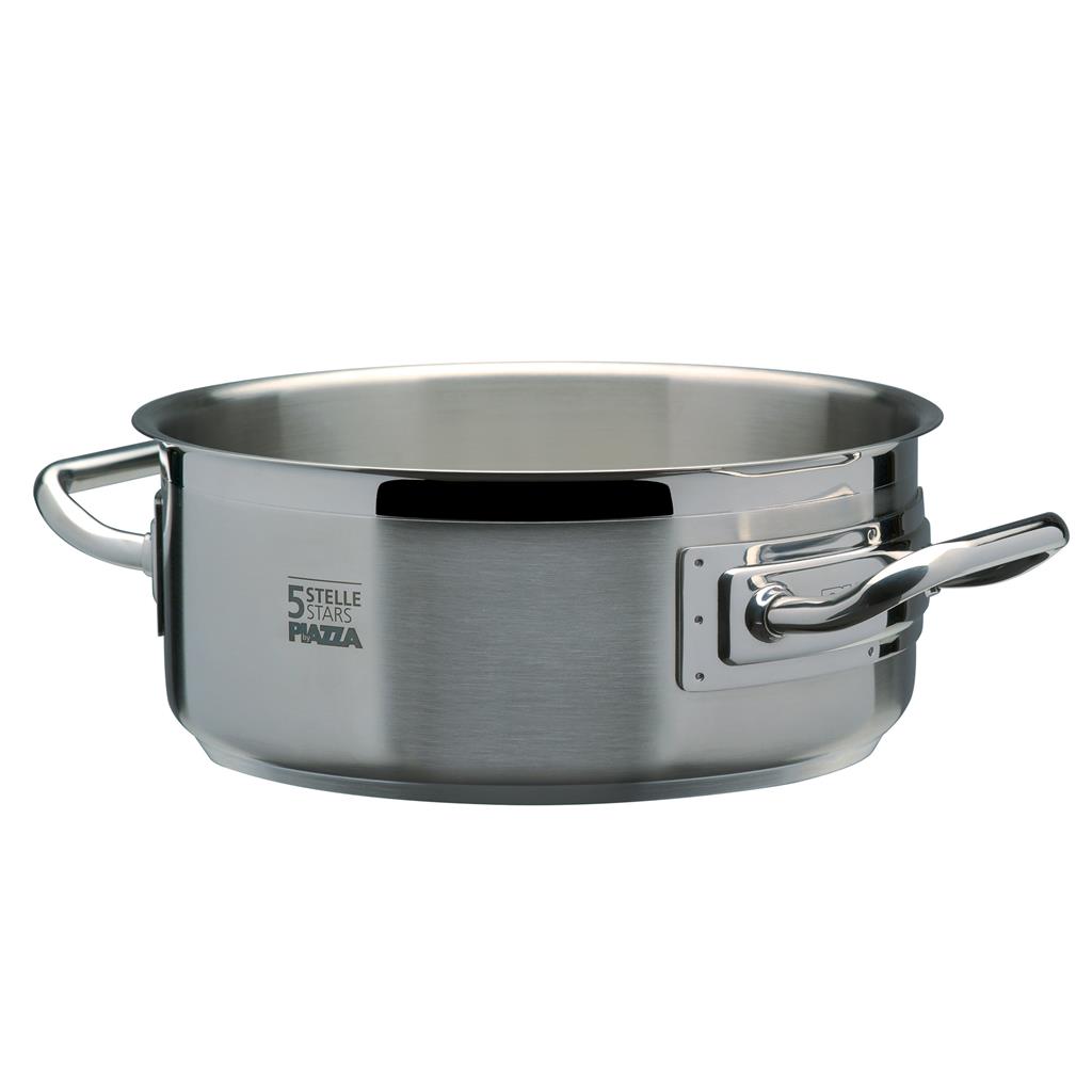 Casseruola bombata acciaio inox – Cheftek