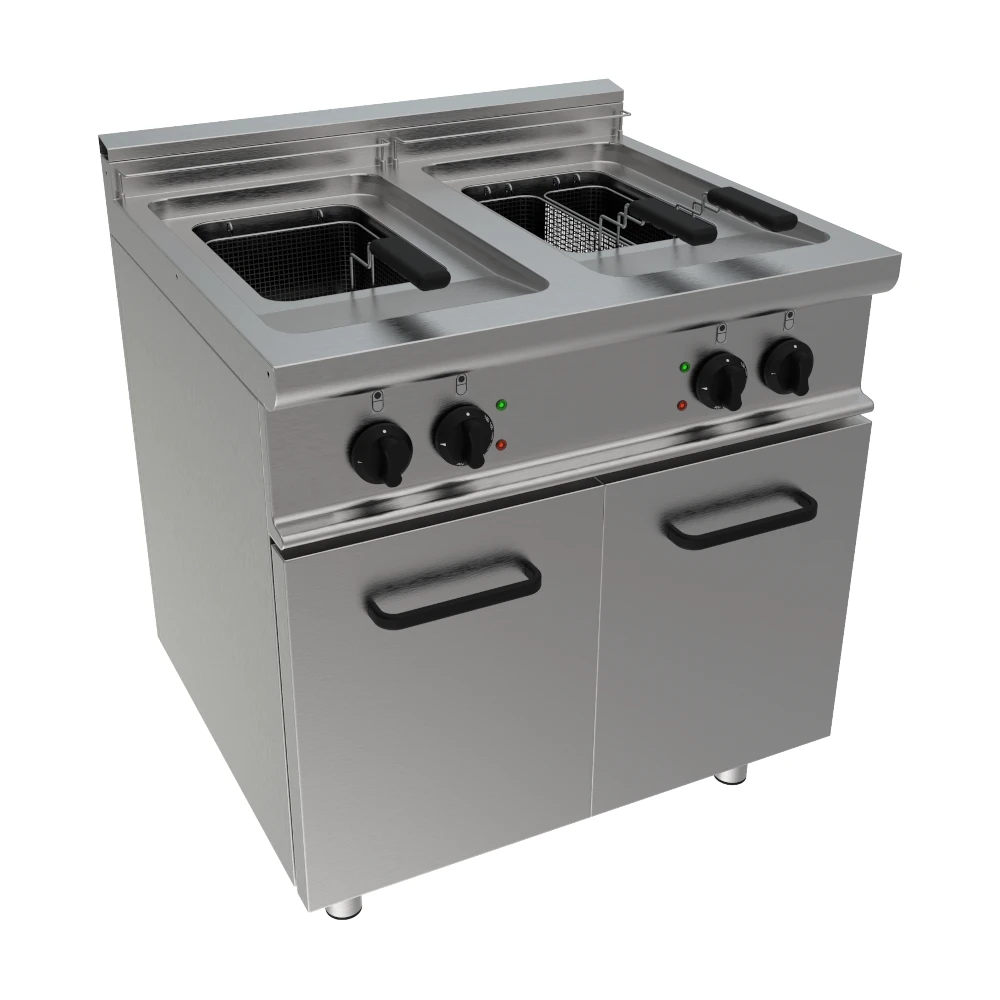 Friggitrice elettrica due vasche da 13 litri