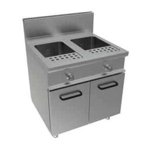 Cuocipasta gas due vasche da 28 litri