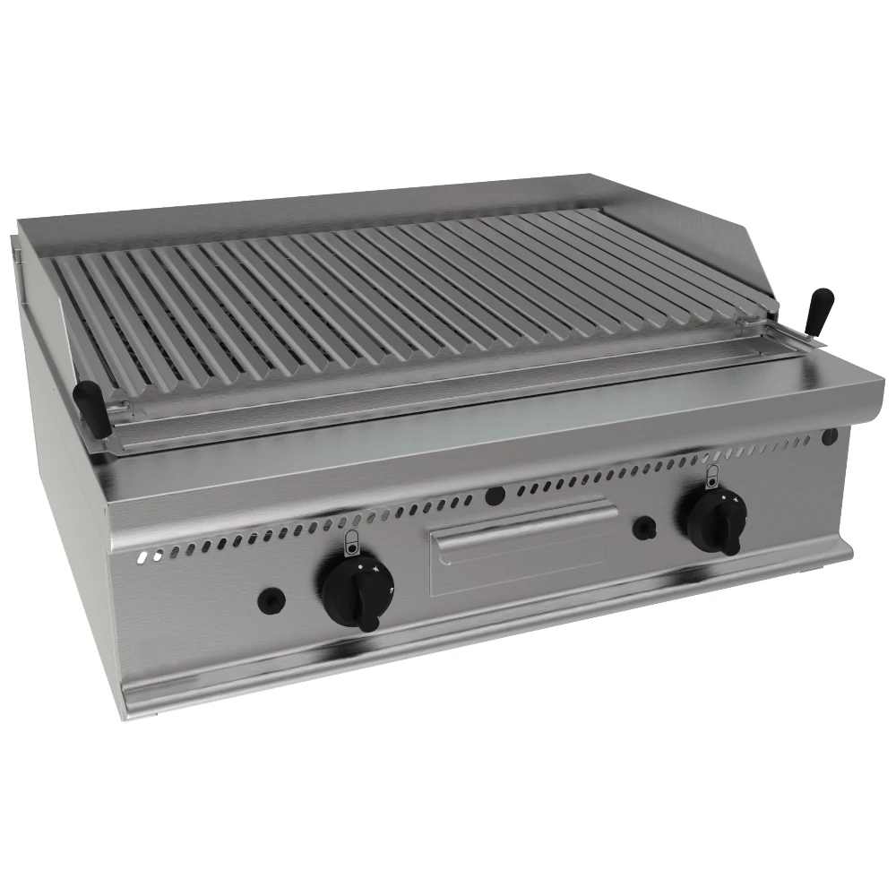 Griglia pietra lavica da banco 80 cm