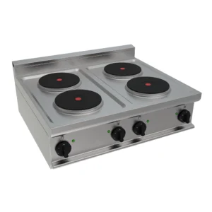 Cucina elettrica quattro zone di cottura