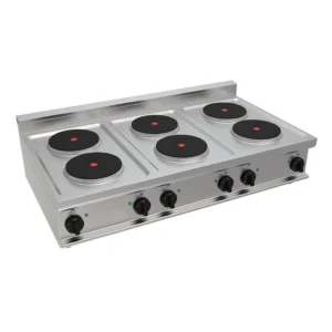 Cucina elettrica sei zone di cottura da banco