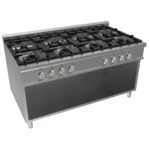 Cucina gas 8 fuochi profondità 90 cm