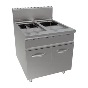 Friggitrice due vasche 17 lt profondità 90 cm