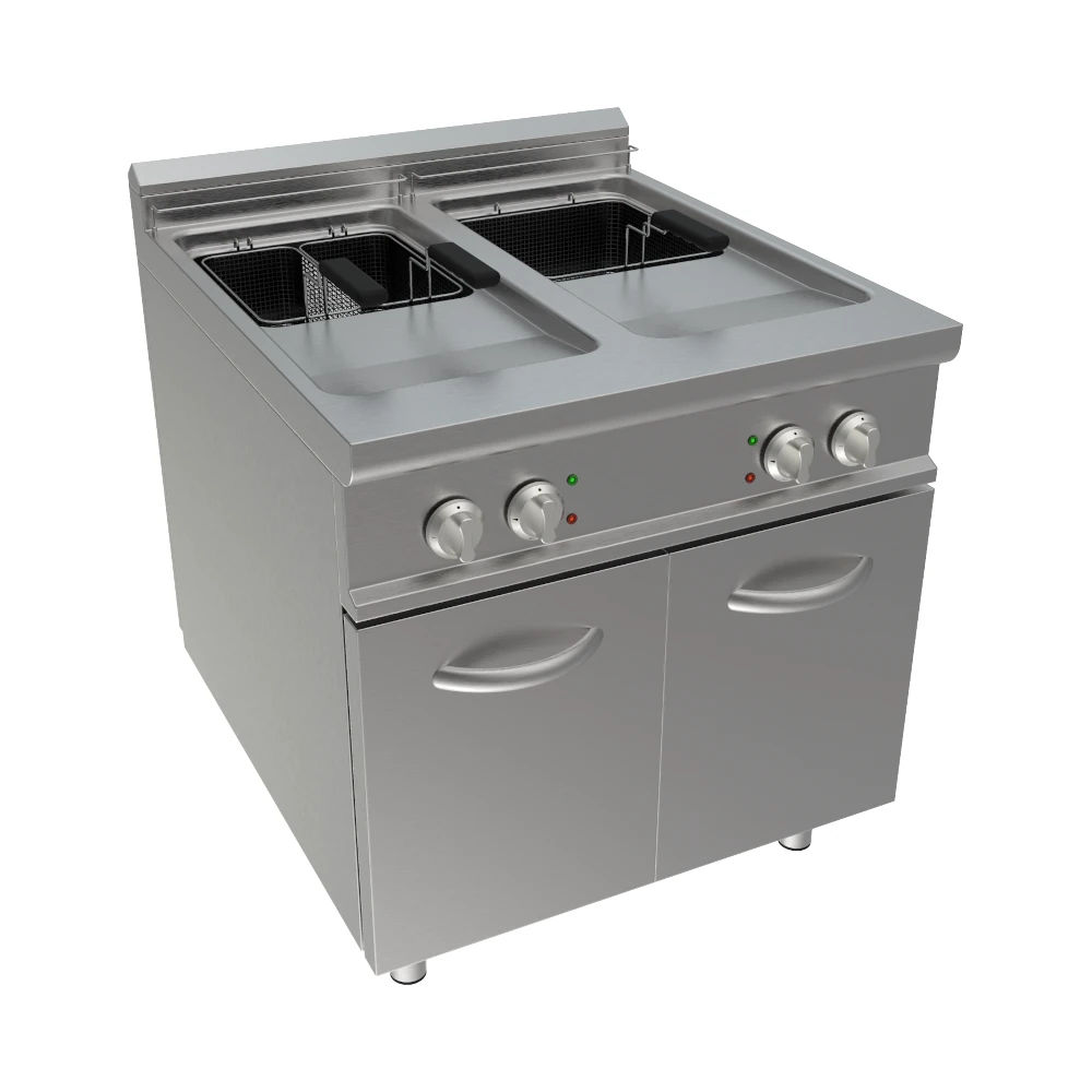 Friggitrice elettrica 2 vasche 17 litri