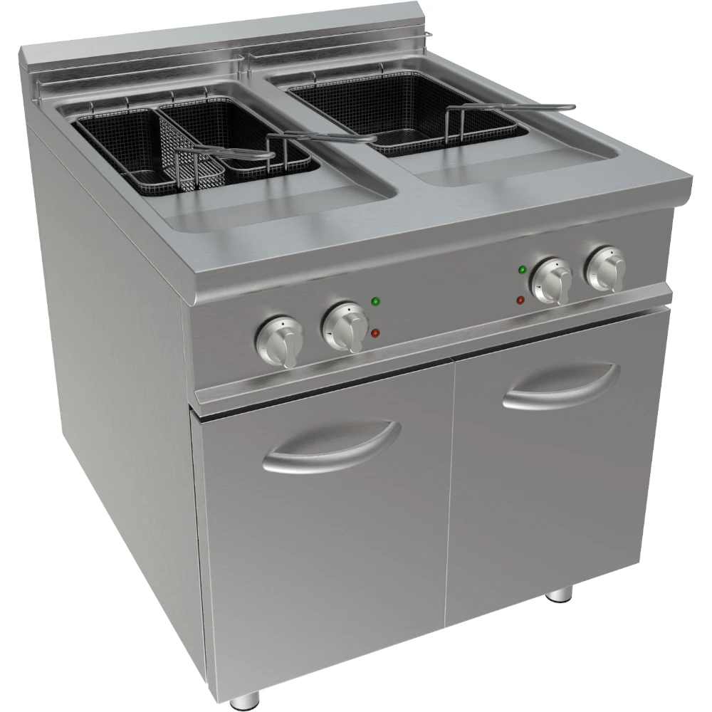 Friggitrice elettrica due vasche 21 lt