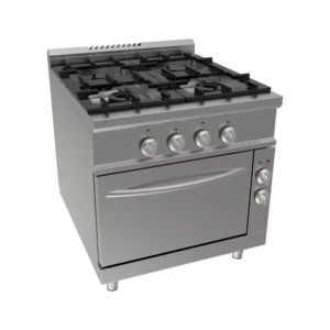 Cucina gas con forno elettrico profondità 90 cm